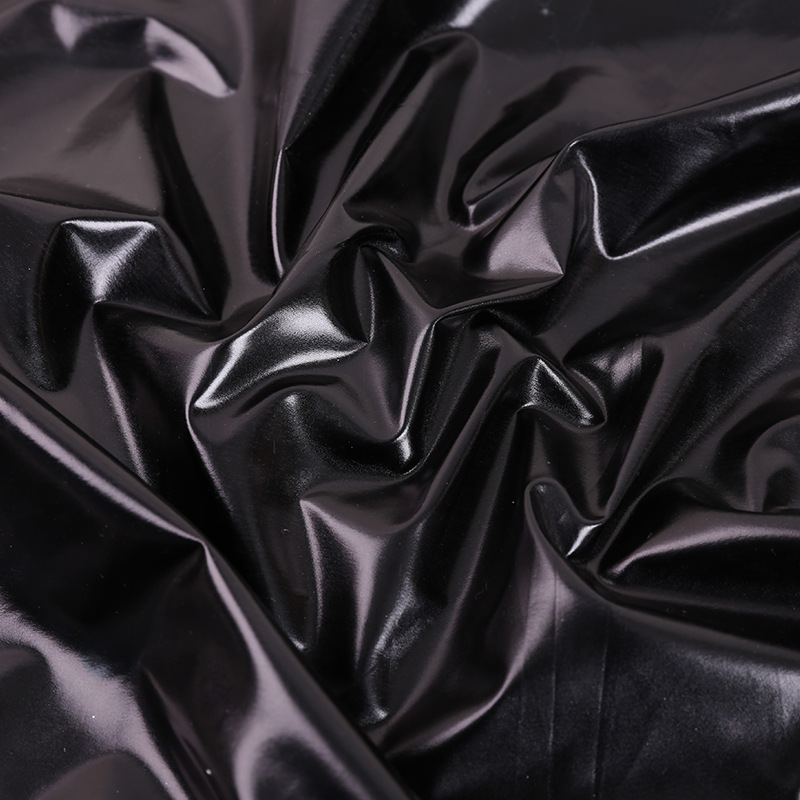 平纹染色烫金春亚纺面料 休闲羽绒服棉服手袋烫金春亚纺面料批发