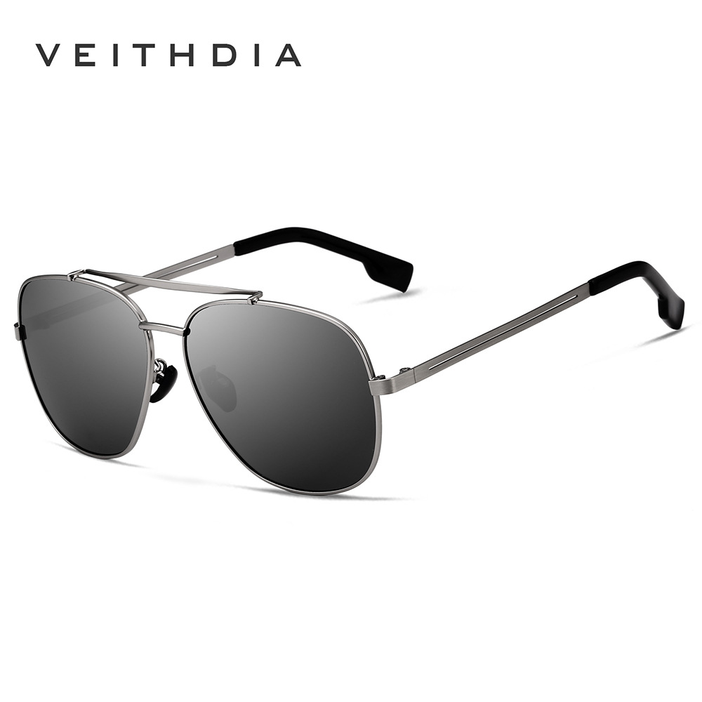 Gafas de sol polarizadas de marco cuadrado sin marca LOGO Gafas de sol de sapo de protección UV de moda 2493