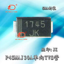 P4SMAJ30A����TVS�ܽzӡJK���bSMA��܇�����·�^늉����o