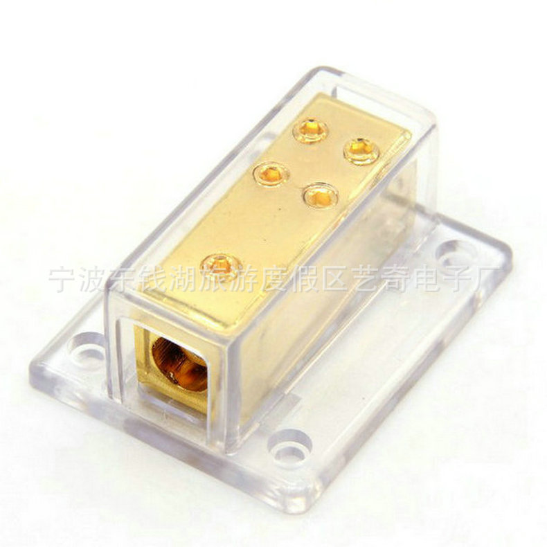 厂家供应加工 DB-07分线盒 玻璃护套保险丝座 镀镍分线盒