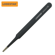 LODESTAR乐达L604113加硬圆嘴镊子直镊子防静电镊子圆型工业工具