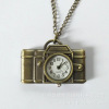 Retro fashionable keychain, pocket watch, necklace, camera, wholesale