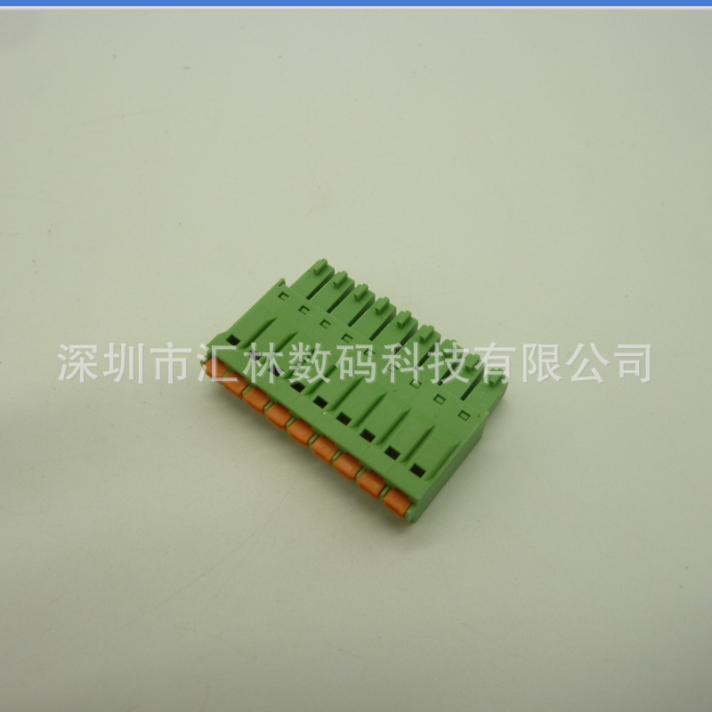 深圳汇林WF73J-3.5mm间距7.8mm厚度可代替町洋0221-2009P绿色端子