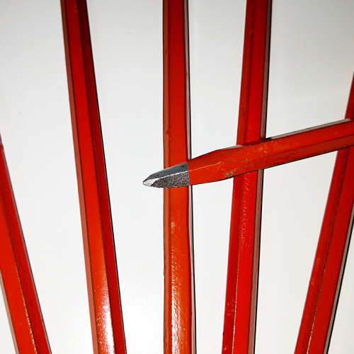 Construction tools rail steel red standard 250/300/350/400 long pointed flat chisel masonry chisel