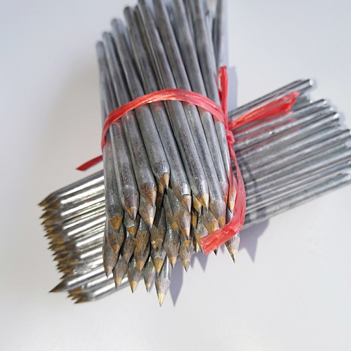 Construction marking tool hard round steel commonly used single-head pen type tile alloy head silver marking needle marking needle brush