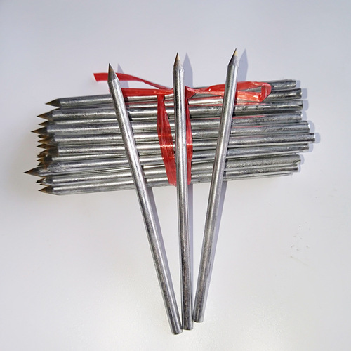 Construction marking tool hard round steel commonly used single-head pen type tile alloy head silver marking needle marking needle brush