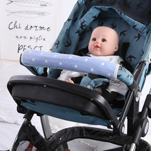 纯棉6层纱布背带背巾 儿童推车口水巾 安全座椅咬咬巾