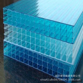 山东温室大棚阳光板厂家中空阳光板价格车棚雨棚PC板安装图片隔热