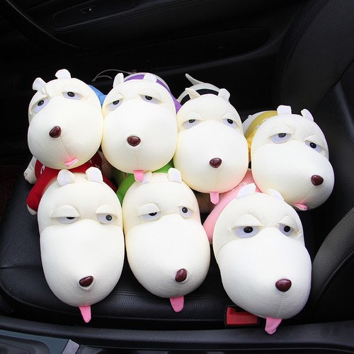 Long Mouth Dog for Cars Bamboo Charcoal Dog Activated Carbon Bag Doll Ornament Purifies the Air in the Car 28CM