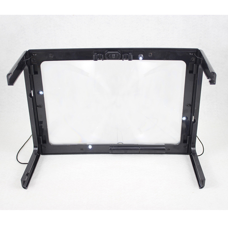 Stereo folding stand magnifying glass