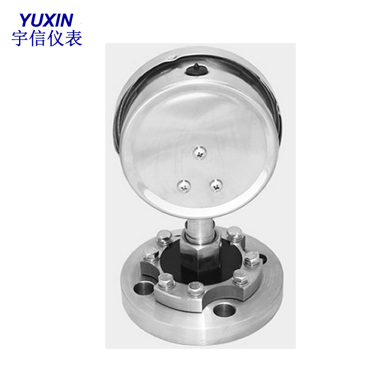 隔膜压力表 厂家下直供隔膜压力表 不锈钢耐震隔膜压力表