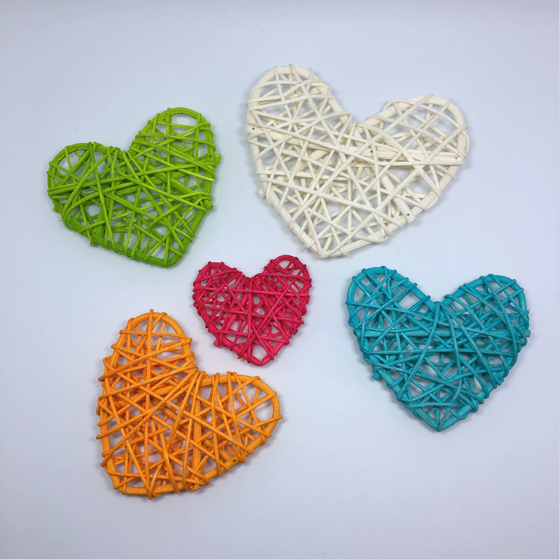 5 см Ротанг Любовь детский сад экологические украшения Ротанг Висячие украшения Любовь висячие украшения