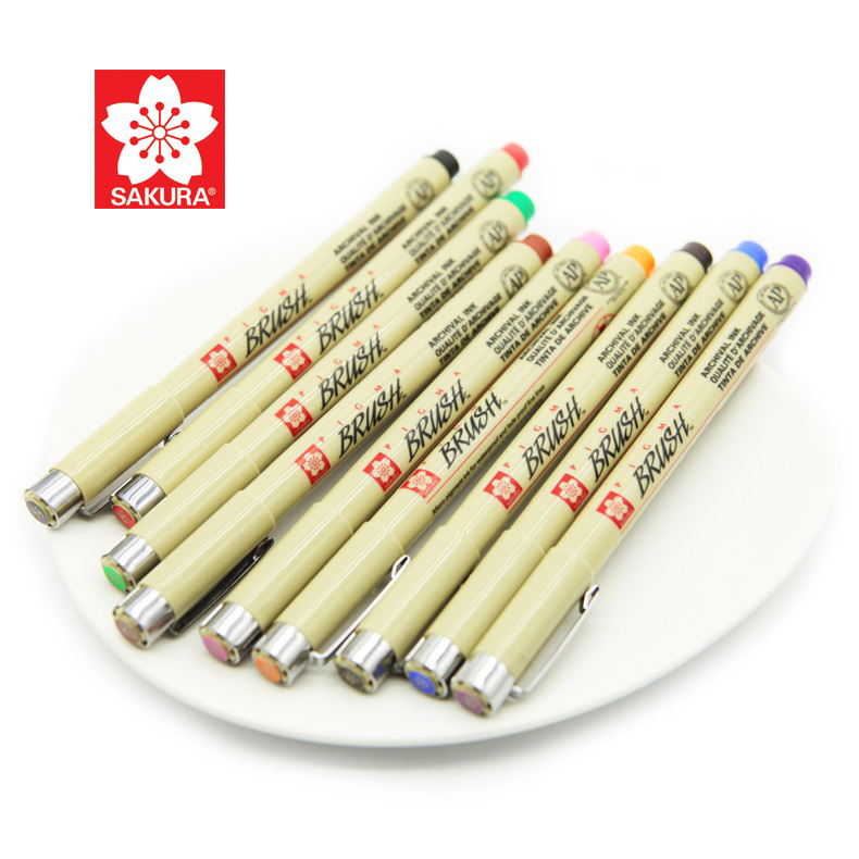 Japanese cherry blossom small ink pen BR soft hair pen single soft…