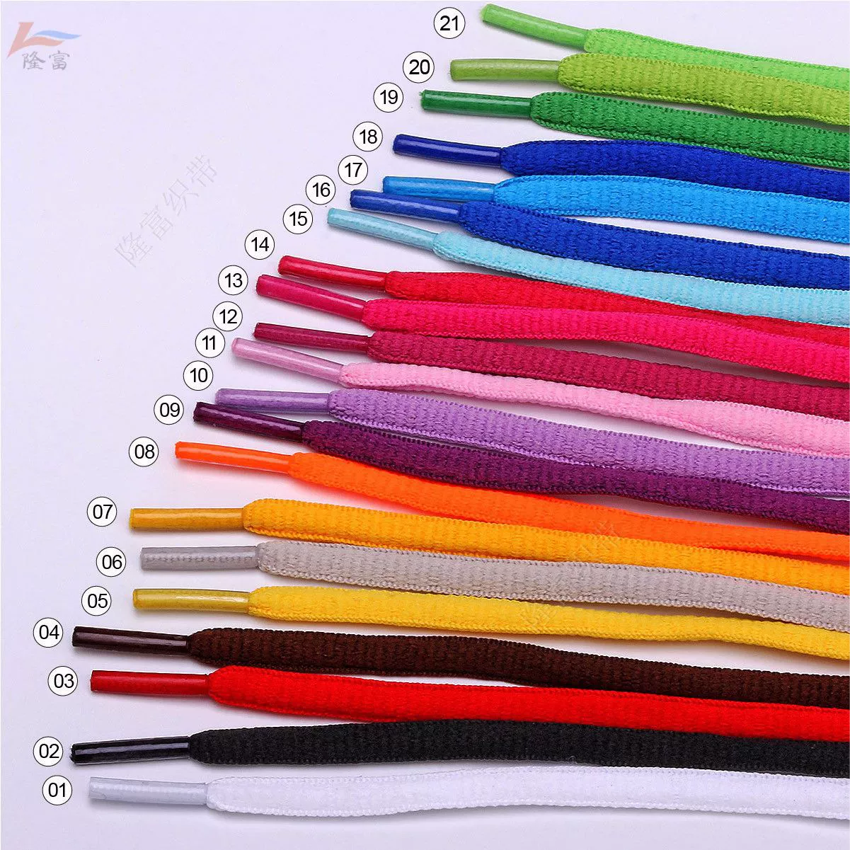 57 цветных полукруглых шнурков в ассортименте, цвет и длина по желанию, трансграничная