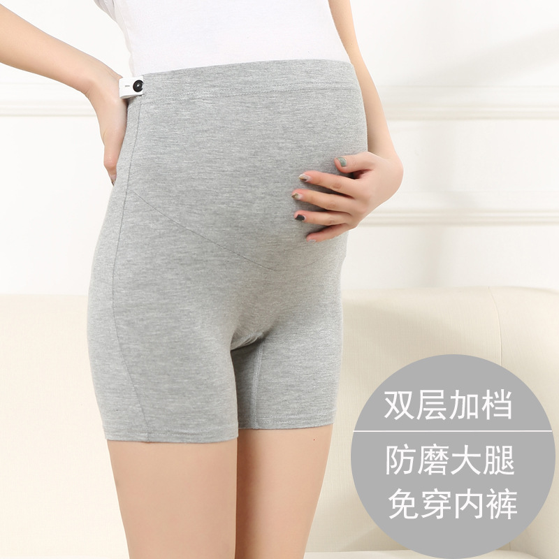 Hỗ trợ cho phụ nữ mang thai Quần ba phần tư để tránh lộ quần short đũng đôi cộng với quần legging béo cỡ lớn 300 pound Giao hàng sỉ