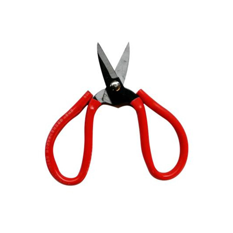 铁皮剪刀正品宏利星小头铜皮剪直头小号工业剪皮革剪橡胶剪子锰钢