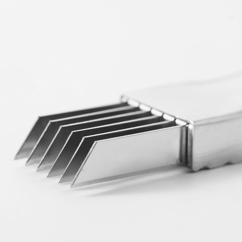 Cortador de cebolla de acero inoxidable cortador de cebolla trituradora cortador de cebolla cuchillo de plántulas de cebolla artilugio de cocina artefacto de cocina