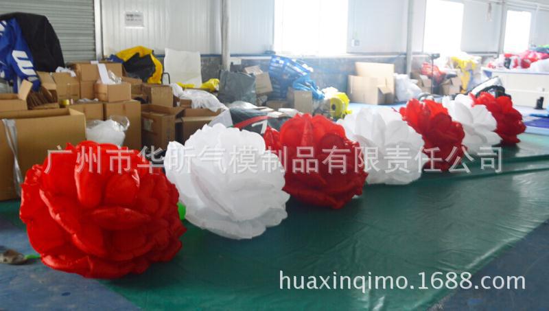 【厂家】国外婚礼现场视频同款自动开花路引 充气仿真玫瑰花