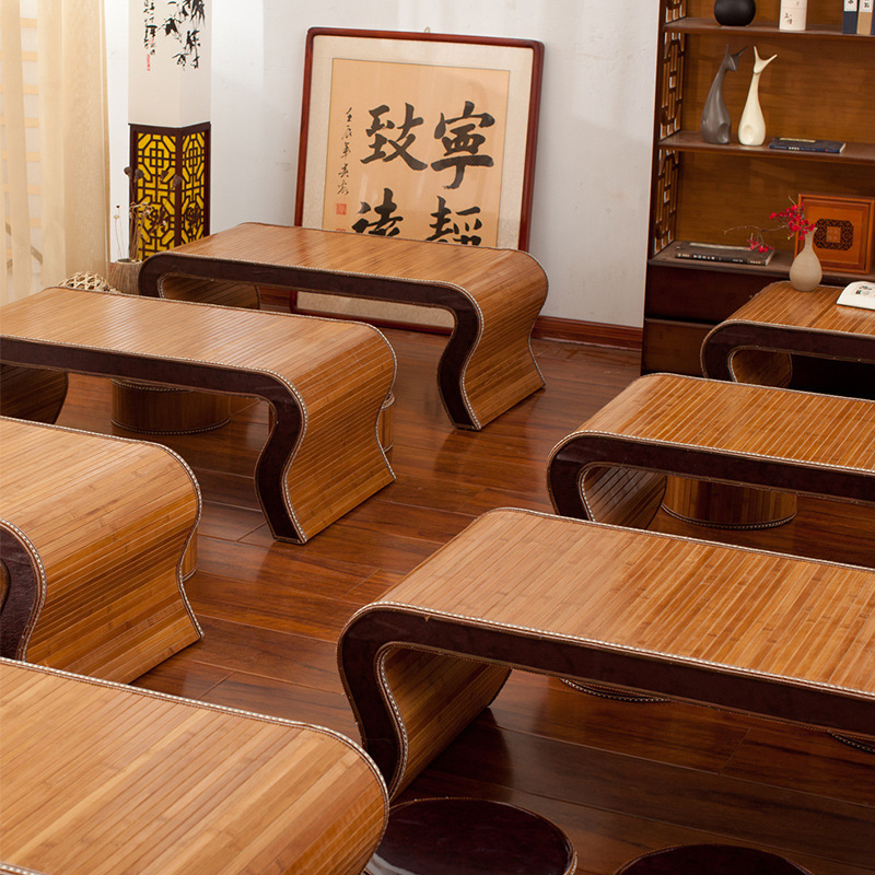 Factory Chinese Sinology Calligraphy Table Learning Training Course Desk and Chair Antique Calligraphy and Painting Teaching Table Go Sinology Table