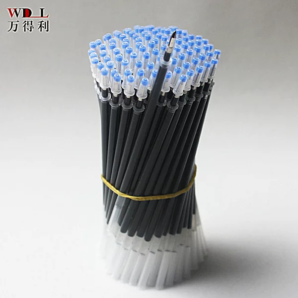 Wdl/Wandeli Gel Pen Refill 0.5mm Bullet Tip Carbon Ink Refill for Office and Exam Use, Replacement Refill That Doesn'T Break