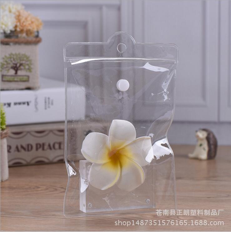 制定PVC袋 透明PVC纽扣袋 pvc手机壳包装袋 pvc化妆品袋