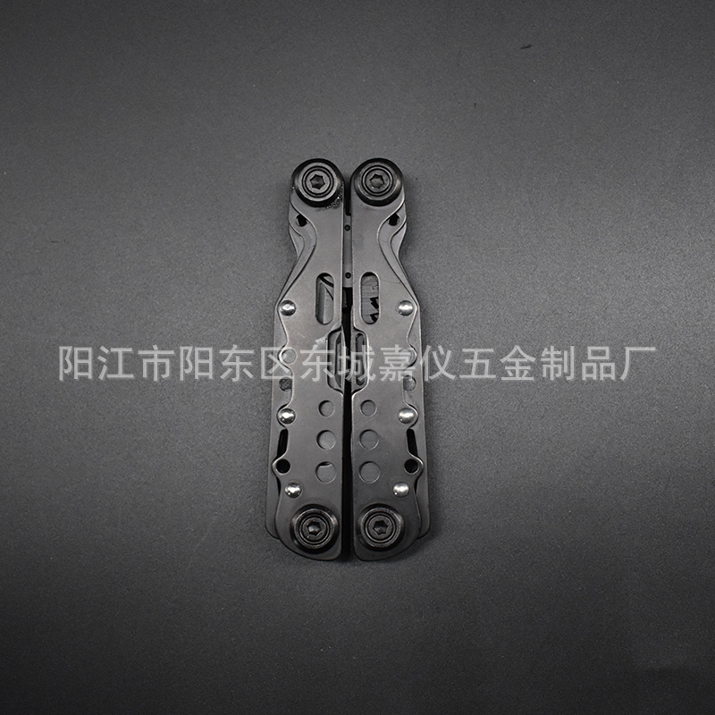 批发不锈钢折叠工具钳 多功能刀钳 发黑钳子 户外活动多用途钳子