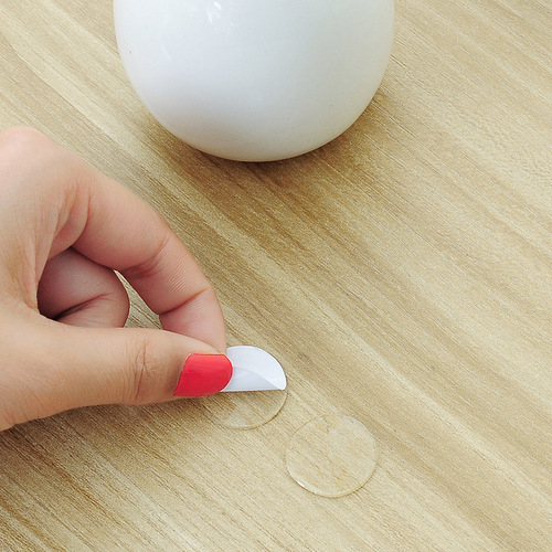 Waterproof acrylic double-sided tape 70 pieces small film sticker tape round traceless transparent double-sided tape