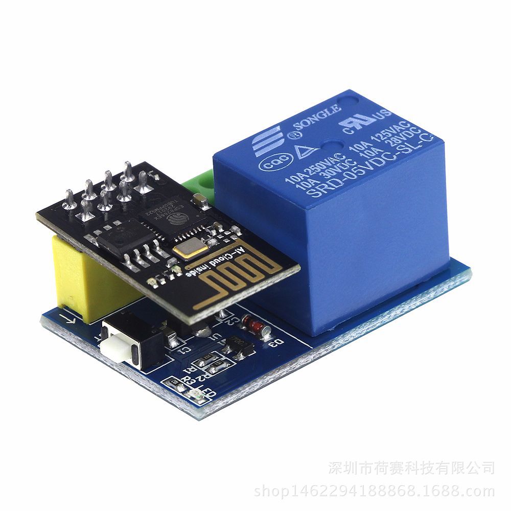 ESP8266 ESP-01S Relay module Relay WIFI smart socket with ESP-01S ...