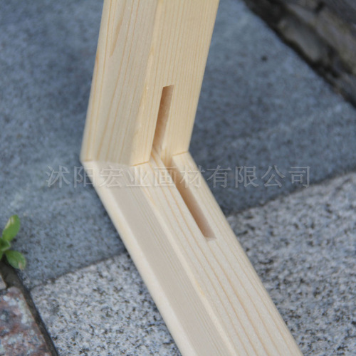 Factory wholesale solid wood canvas oil painting frame digital oil painting frame European style tenon painting frame inner frame painting board wooden frame