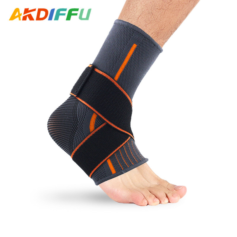 Fábrica al por mayor equipo de protección deportiva protección del pie deportes protección del tobillo correa de presión protección del tobillo cesta del pie Voleibol de punto protección del tobillo