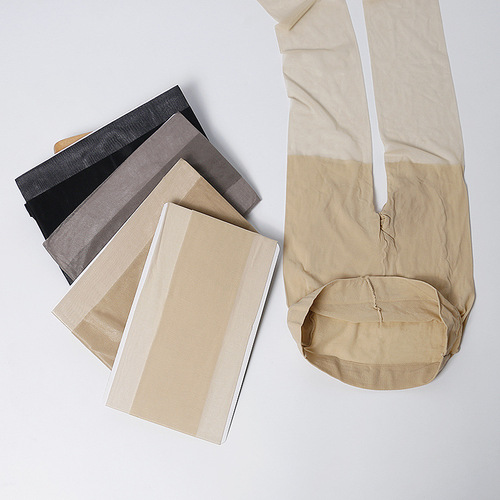 Women's 5D thin core-spun silk tights, flat-seam brief-style slim-fit basic pants, factory direct sales