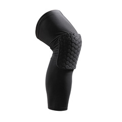 Cross-border adult football basketball knee pads for men honeycomb anti-collision running leggings outdoor cycling warm sports knee pads