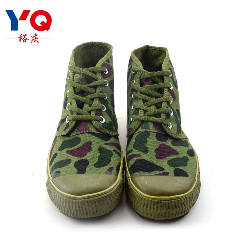 Оптовые маленькие цветочные камуфляжные кроссовки для джунглей с военной фанатской обувью, обувь для защиты труда, военная тренировочная обувь с высоким берцем