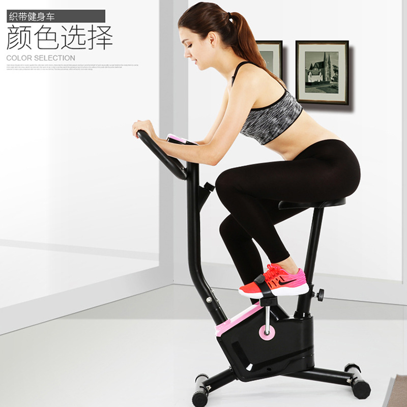 Bicicleta de ejercicio bicicleta dinámica hogar Mute pedal fábrica al por mayor equipo de fitness transfronterizo regalo cinta Coche image 4