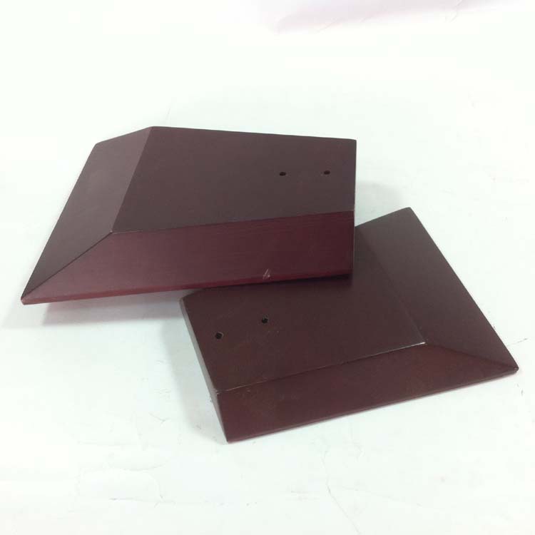 合金飞机模型木质底座喷漆摆件工艺品密度板仿红木色漆面实木底板