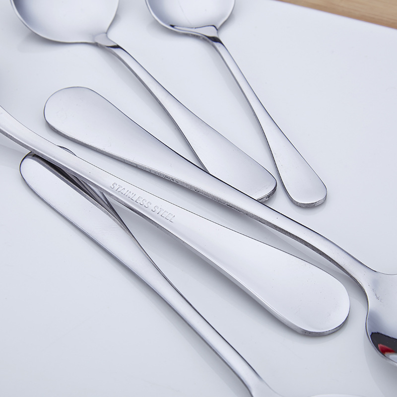 Kaffeske i rustfrit stål til dessert og omrøring_voghion.com