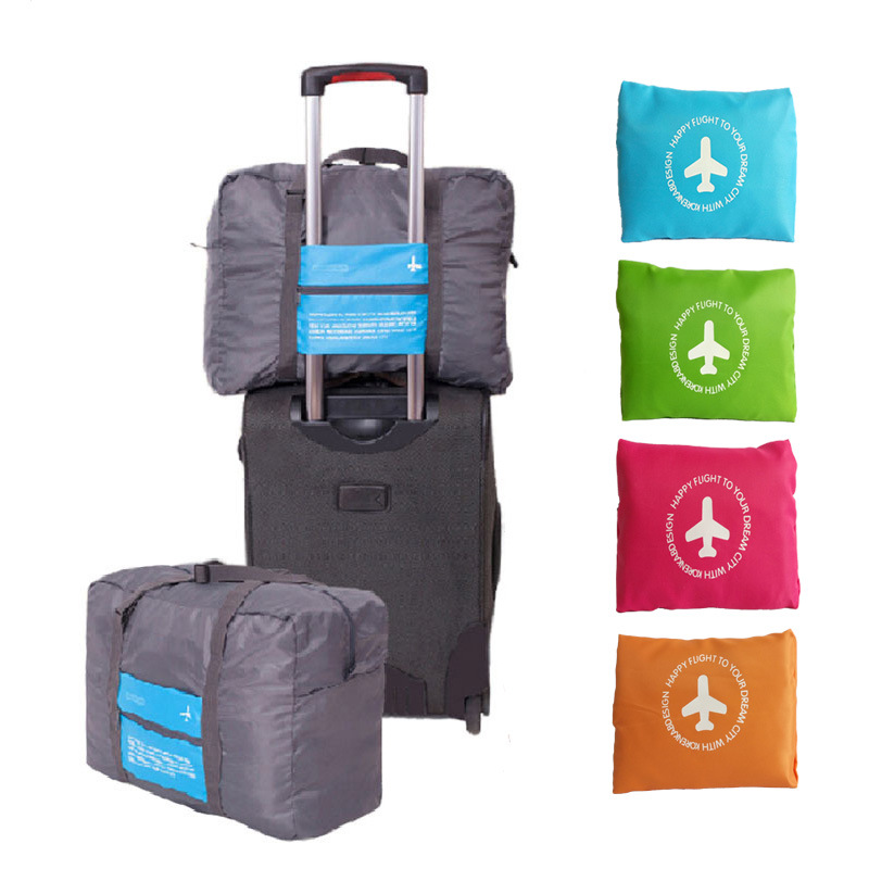 Bolsa de equipaje plegable, maleta de viaje informal, bolsa de almacenamiento urbana simple de gran capacidad, bolsa portátil para avión image 2
