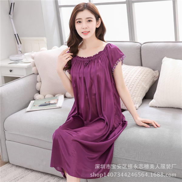 Summer sexy silk pijama