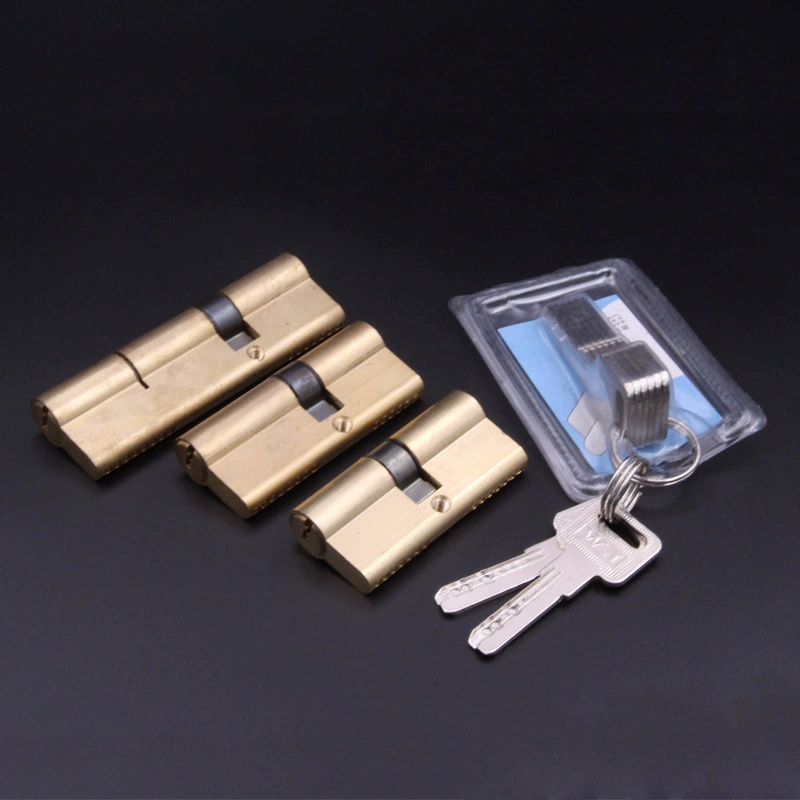 Оптовый цилиндр дверного замка с защитой от кражи старомодный сердечник замка AB медно-красная ручка эксцентриковый открытый двухсторонний цилиндр дверного замка с защитой от кражи Универсальный