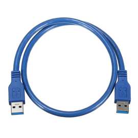 厂家供应铜质1.5米电脑USB3.0数据线公对公 USB 3.0延长连接线