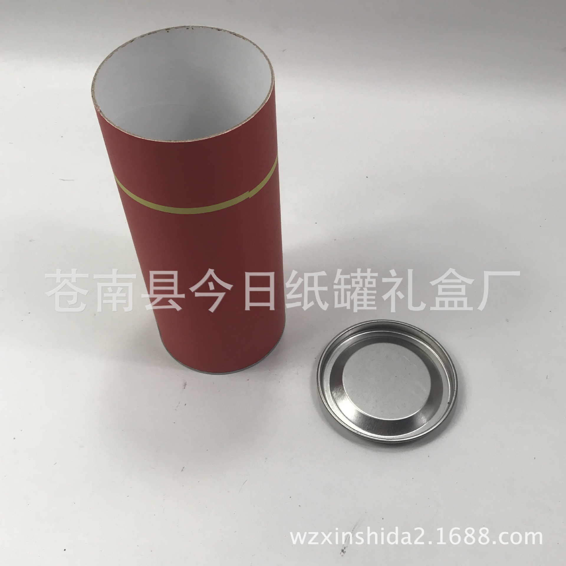 销售叶茶纸罐`拉升铁盖纸罐`马口铁佛香纸罐`牛皮纸枕头包装纸罐