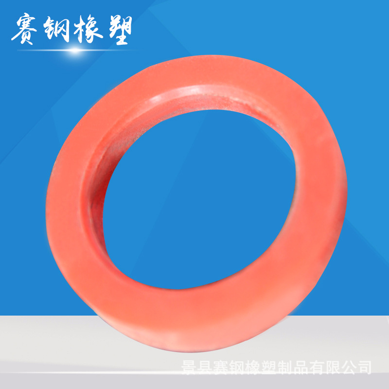 景县硅胶橡胶制品圆形密封红色黑色硅胶垫工业用橡胶制品