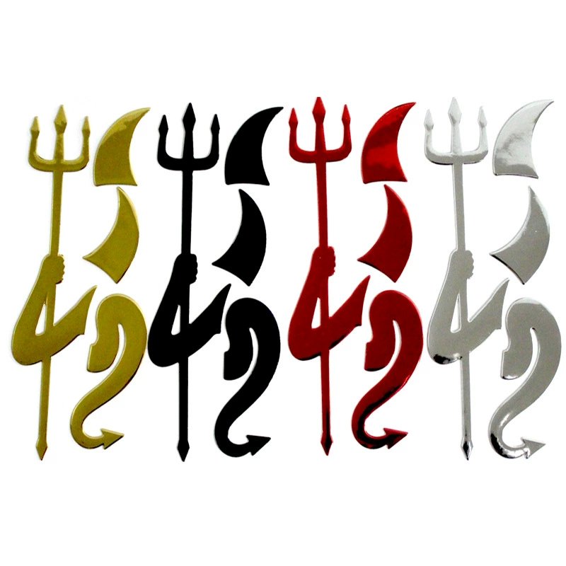 PVC3D трехмерные автомобильные наклейки маленький дьявол автомобильные наклейки персонализированные автомобильные наклейки автомобильный цветок водонепроницаемые модифицированные автомобильные принадлежности