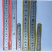 不锈钢直尺60cm50cm1米1.5米2米钢板尺加厚加宽测量具钢直尺300MM