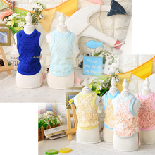 新合集 春夏装 棉线  花朵工字背心 印花金线 透明渔网 宠物衣服