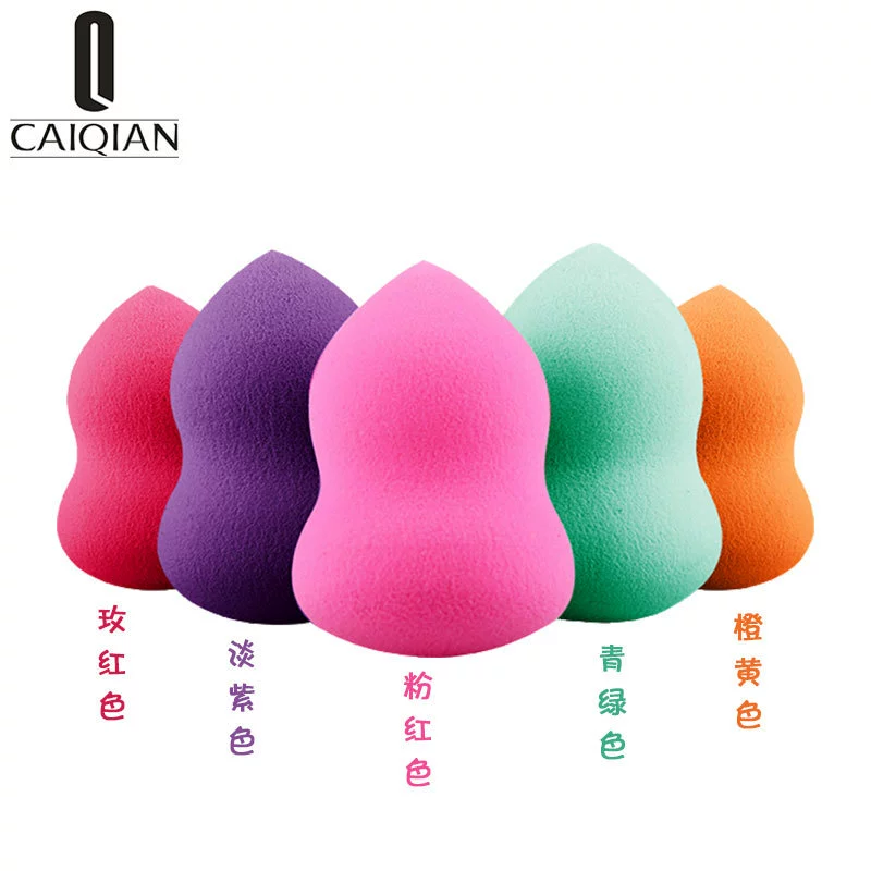 Cotton pads water based drop-shaped, cosmetic sponge