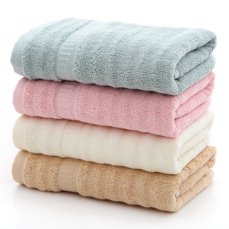 Bamboo fiber towel factory direct bamboo fiber wave hair broken towel gift box embroidery logo absorbent durable