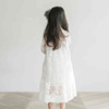 Spring summer dress, children's lace girl's skirt, small princess costume, Korean style