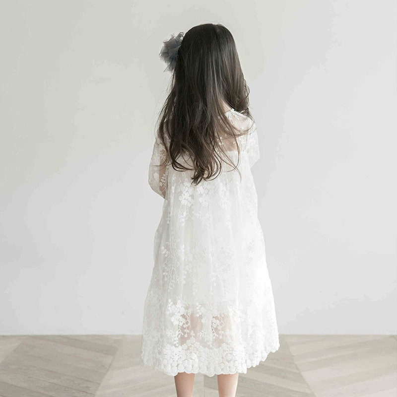 (Перекрестная торговля) летнее платье, детская lace юбка для девочек, маленький образ принцессы