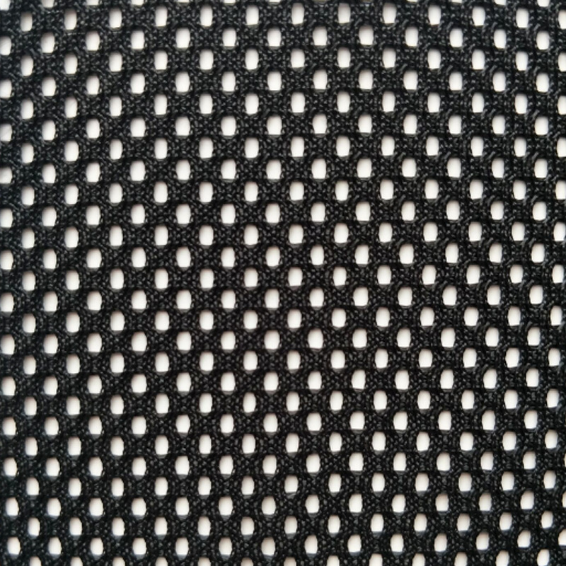 现货涤纶摇篮网眼布沙滩椅网布户外用品月亮椅透气网布批发编织